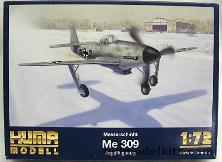 Huma Model 1/72 Messerschmitt Me-309, 3501 plastic model kit